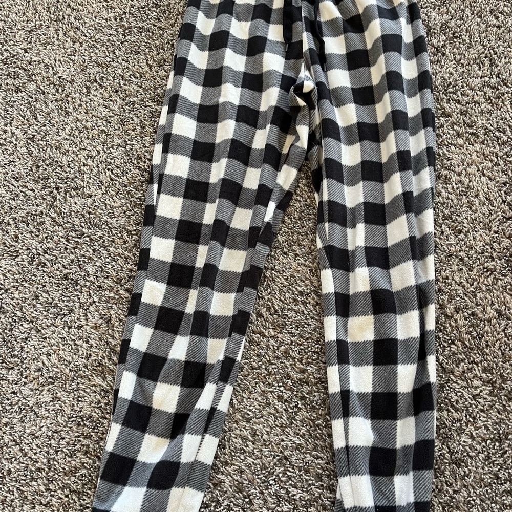 Black and White Pajama Pants